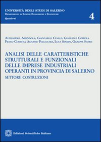 Analisi delle caratteristiche strutturali e funzionali delle imprese industriali operanti in provincia di Salerno. Settore costruzioni