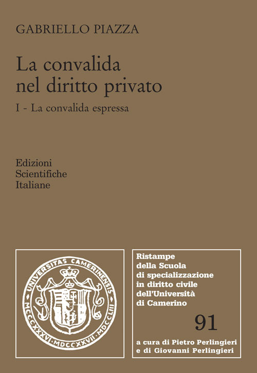 La convalida nel diritto privato