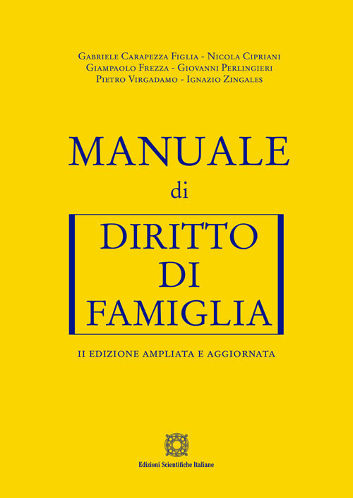 Manuale di diritto di famiglia