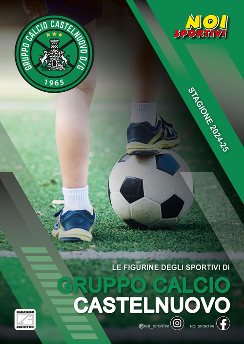 Gruppo Calcio Castelnuovo. Album con figurine stampate direttamente sulle pagine