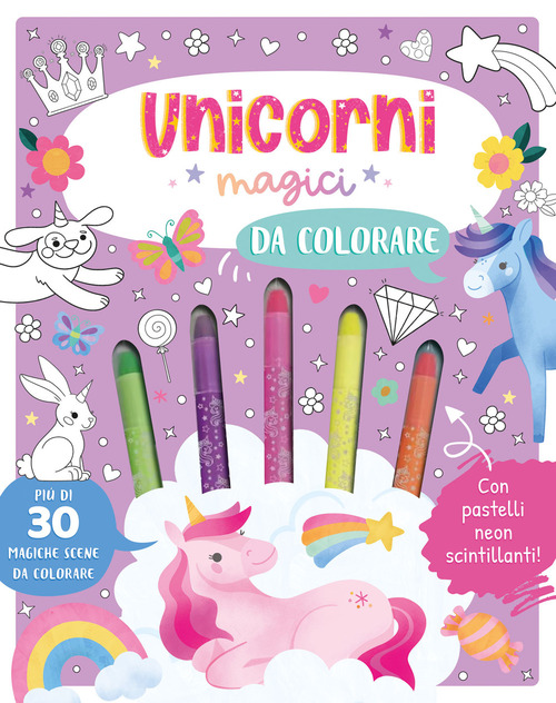 Unicorni magici da colorare