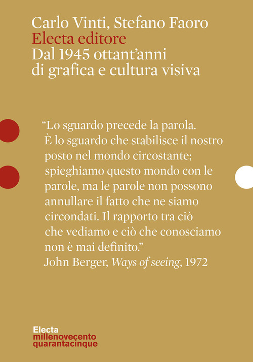 Electa editore. Dal 1945 ottant'anni di grafica e cultura visiva