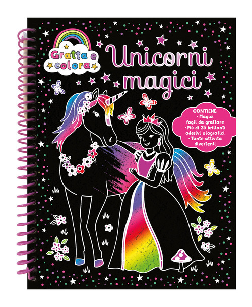 Unicorni magici. Gratta e colora