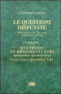 Le questioni disputate