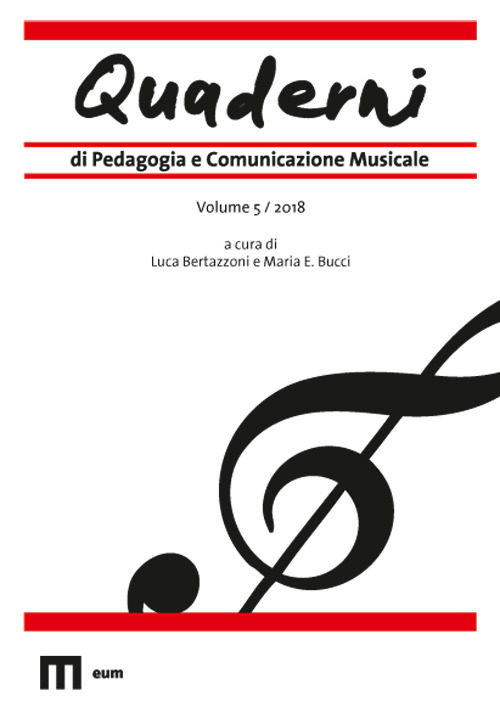 Quaderni di pedagogia e comunicazione musicale