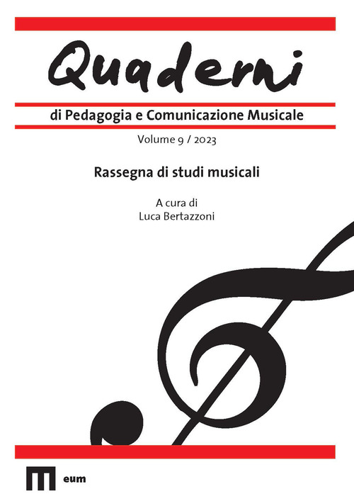 Quaderni di pedagogia e comunicazione musicale