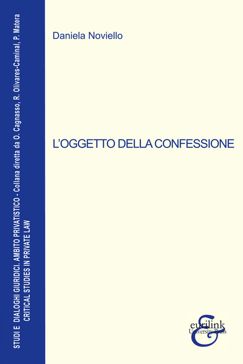 L'oggetto della confessione