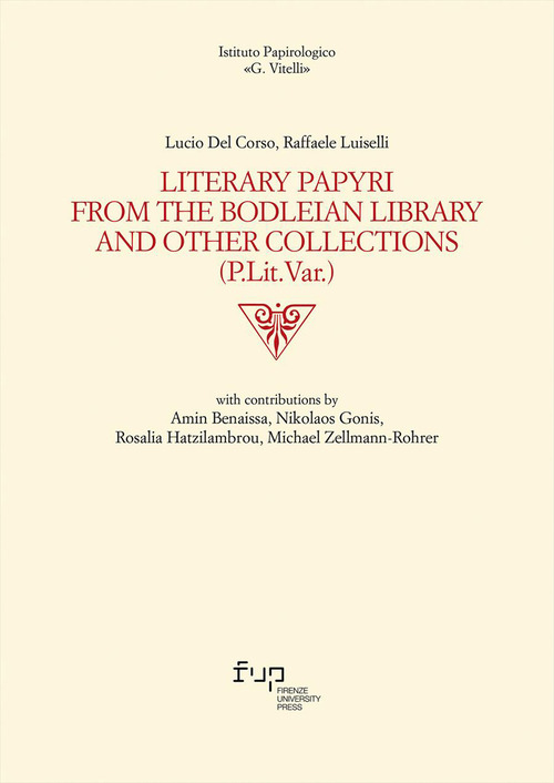 Literary Papyri from the Bodleian Library and Other Collections (P.Lit.Var.)
