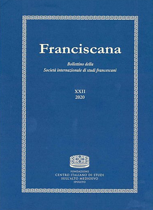 Franciscana. Bollettino della Società internazionale di studi francescani