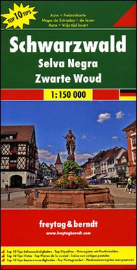 Foresta Nera 1:150.000. Carta stradale e turistica