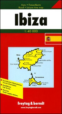 Ibiza 1:40.000. Carta stradale e turistica