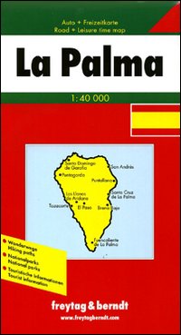 La Palma 1:40.000. Carta stradale e turistica