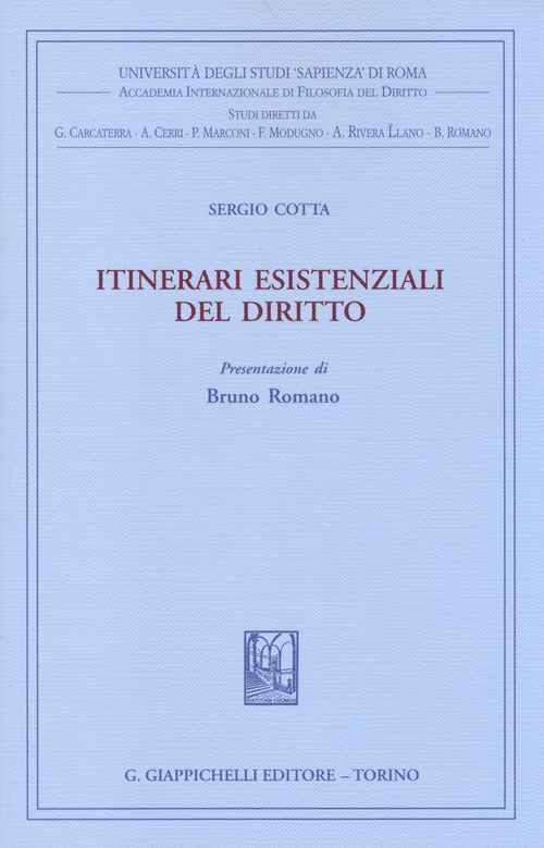 Itinerari esistenziali del diritto