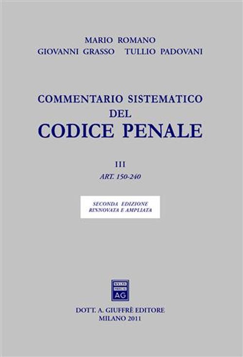 Commentario sistematico del codice penale