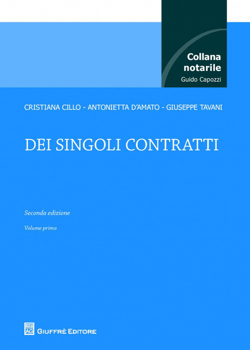 Dei singoli contratti