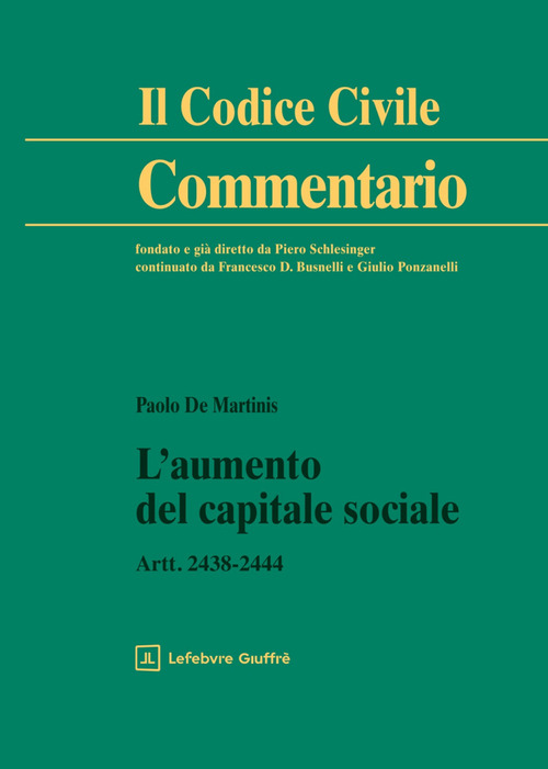L'aumento del capitale sociale