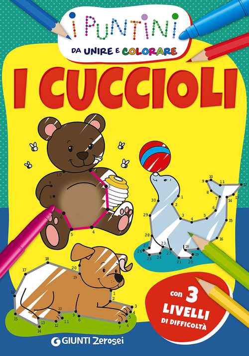 I cuccioli. I puntini da unire e colorare