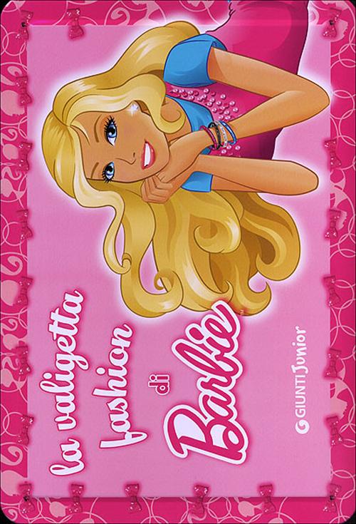 La valigetta fashion di Barbie. Con adesivi