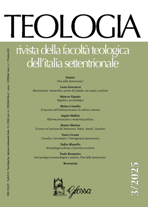 Teologia. Rivista della facoltà teologica dell'Italia settentrionale