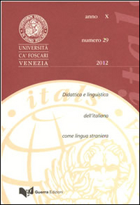 Itals. Didattica e linguistica dell'italiano come lingua straniera (2012)