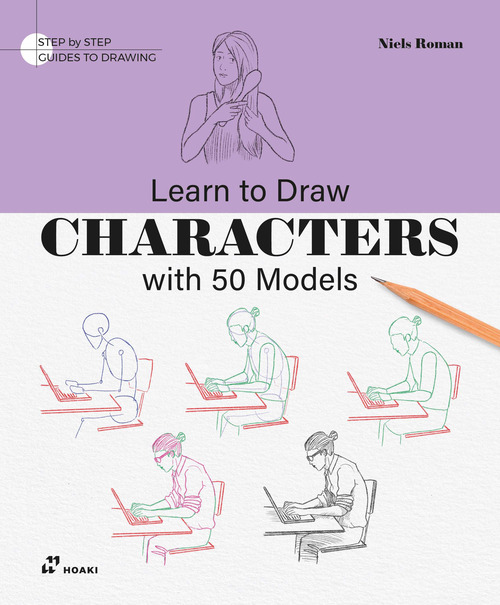 Learn to draw characters with 50 models