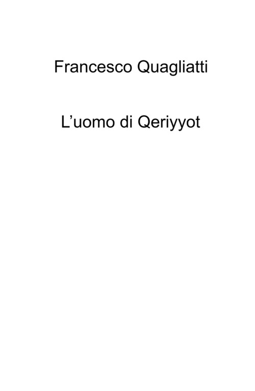 L'uomo di Qeriyyot
