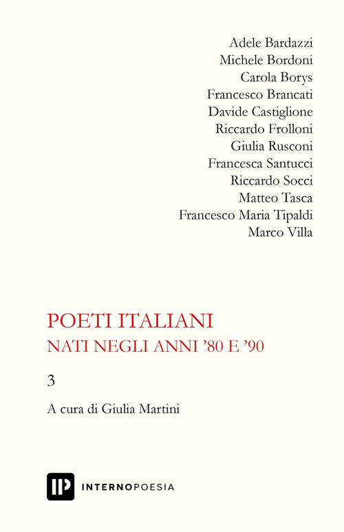 Poeti italiani nati negli anni '80 e '90