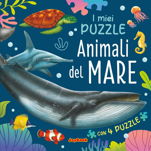 Animali del mare. Libro puzzle