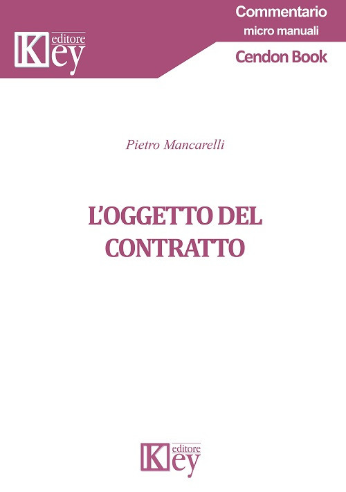 L'oggetto del contratto