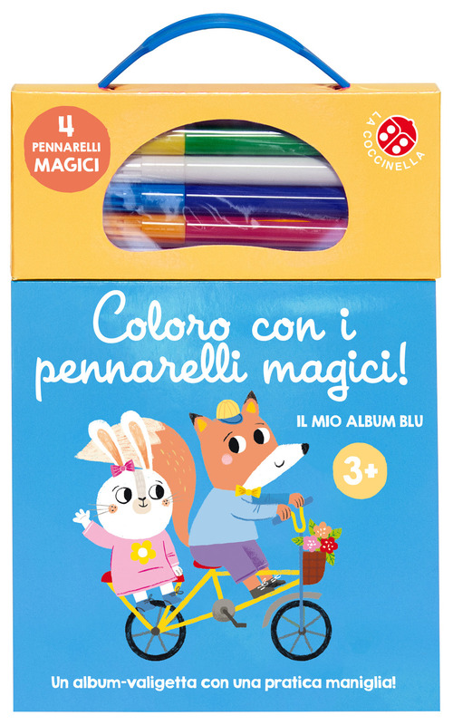 Coloro con i pennarelli magici 3+. Il mio album blu