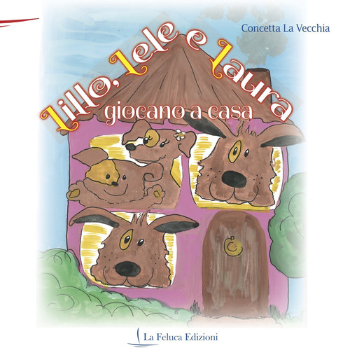 Lillo, Lele e Laura giocano a casa