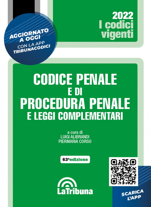 Codice penale e di procedura penale e leggi complementari