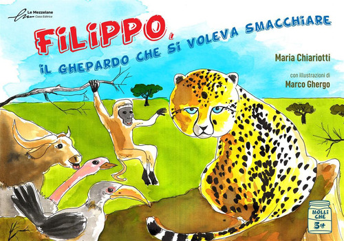 Filippo, il ghepardo che si voleva smacchiare