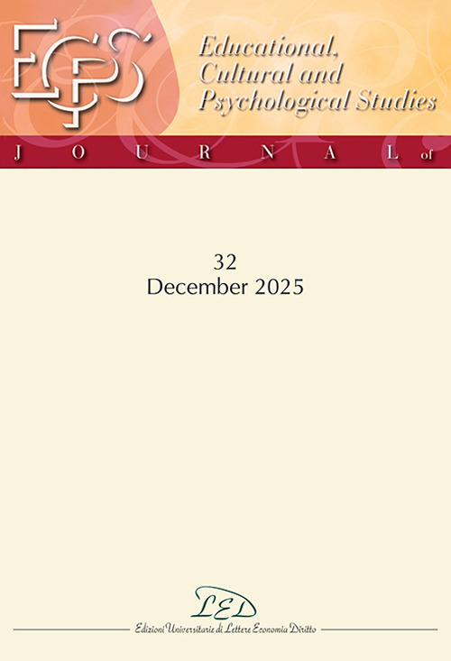 Journal of educational, cultural and psychological studies (ECPS journal)