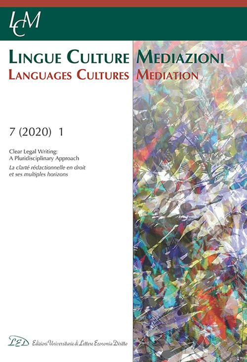 Lingue culture mediazioni (LCM Journal). Ediz. inglese e francese