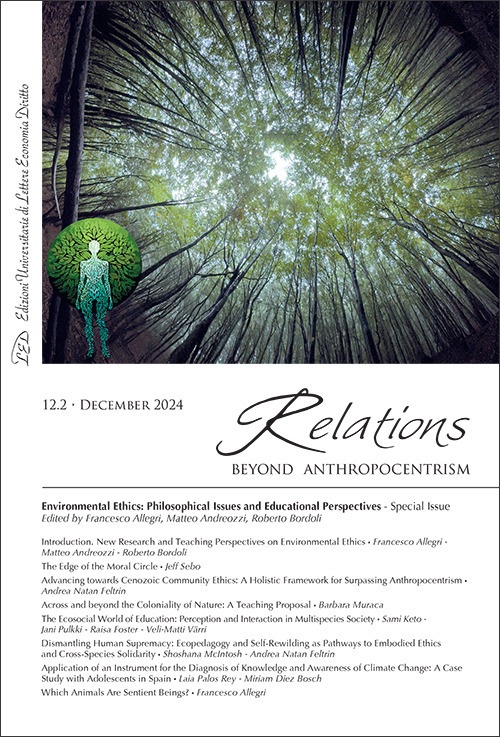 Relations. Beyond anthropocentrism