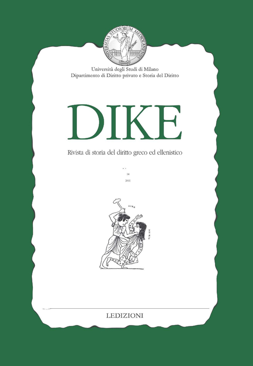 Dike. Rivista di storia del diritto greco ed ellenistico