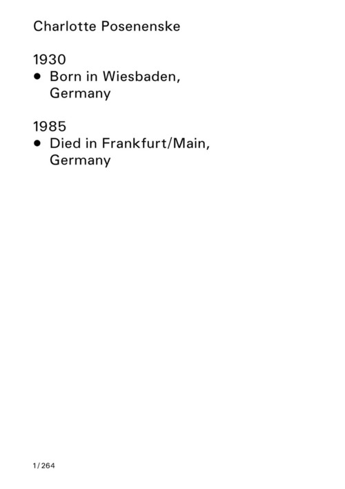 Charlotte Posenenske. Installation views