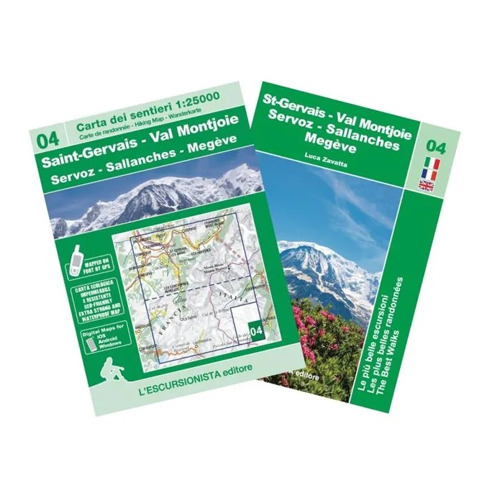 St-Gervais - Val Montjoie - Servoz - Sallanches - Megeve. Guida escursionistica. Ediz. italiana, inglese e francese