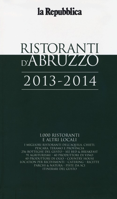 Ristoranti d'Abruzzo 2013-2014