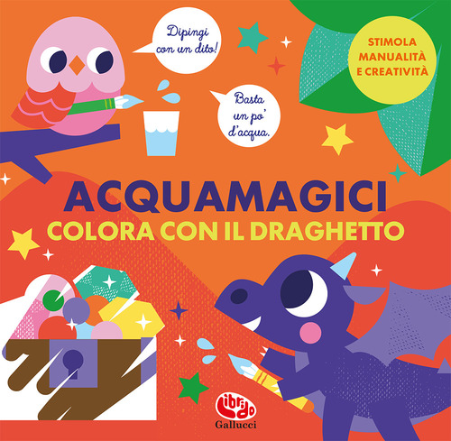 Colora con il draghetto. Acquamagici