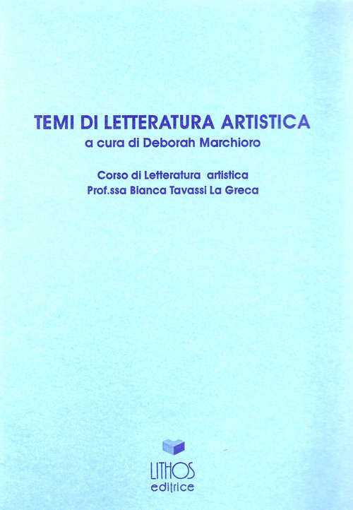 Temi di letteratura artistica
