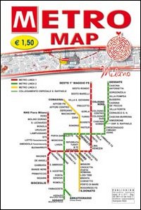 Metro map Milano