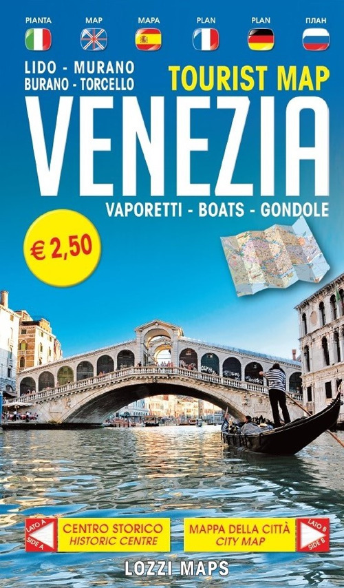 Venezia tourist map