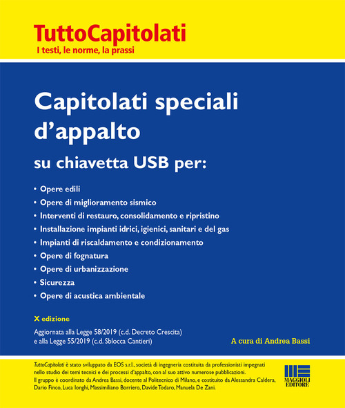 Capitolati speciali d'appalto