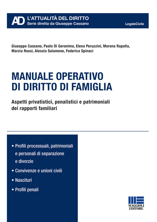 Manuale operativo di diritto di famiglia