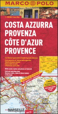 Costa Azzurra. Provenza 1:200.000