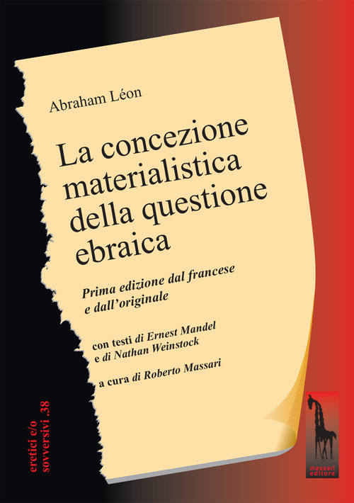 La concezione materialistica della questione ebraica