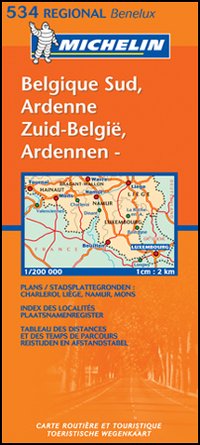 Belgique sud, Ardenne-Zuid-België, Ardennen 1:200.000