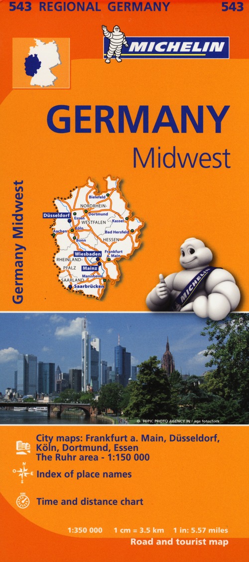 Germany Midwest 1:350.000
